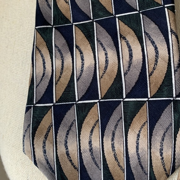 Venanzi Vintage 100% Silk Tie EUC XL 60" - Picture 3 of 7